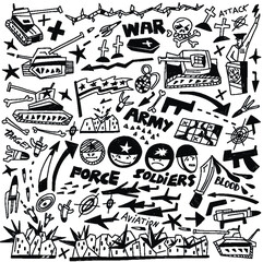 war - doodles collection