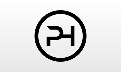 Initial PH Letter Logo With Creative Modern Business Typography Vector Template. Creative Letter PH Logo Vector.