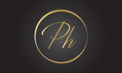 Initial PH Letter Logo With Creative Modern Business Typography Vector Template. Creative Letter PH Logo Vector.