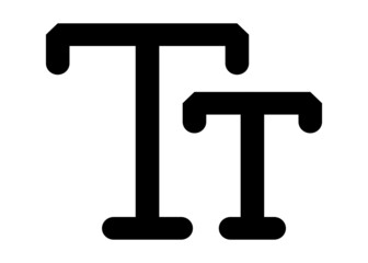 format size vector icon for apps and website