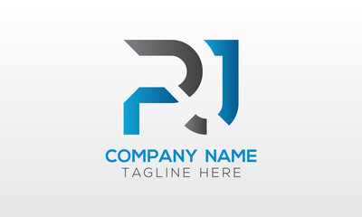 Initial PJ Letter Logo With Creative Modern Business Typography Vector Template. Creative Letter PJ Logo Vector.