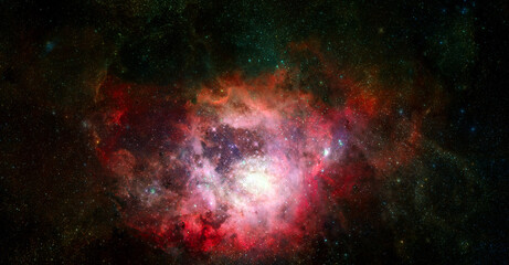 Infinite space background. This image elements furnished by NASA