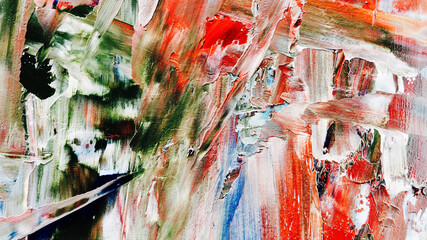 Colorful abstract background wallpaper. Modern motif visual art.  Mixtures of oil paint. Trendy...