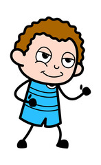 Kid Cartoon Challenging to Fight