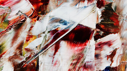 Colorful abstract background wallpaper. Modern motif visual art.  Mixtures of oil paint. Trendy...
