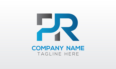 Initial PR Letter Logo With Creative Modern Business Typography Vector Template. Creative Letter PR Logo Vector.