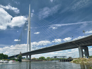 New bridge in Belgrade, Serbia