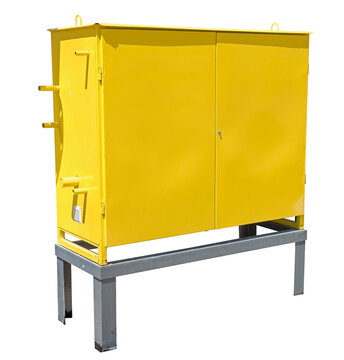 Yellow Metal Box For Gas Equipment