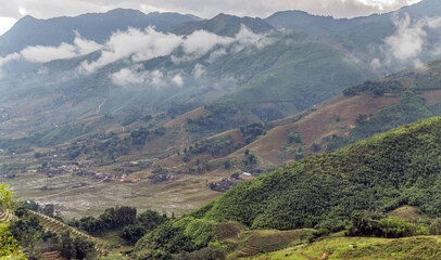 Obraz premium Rice field terraces