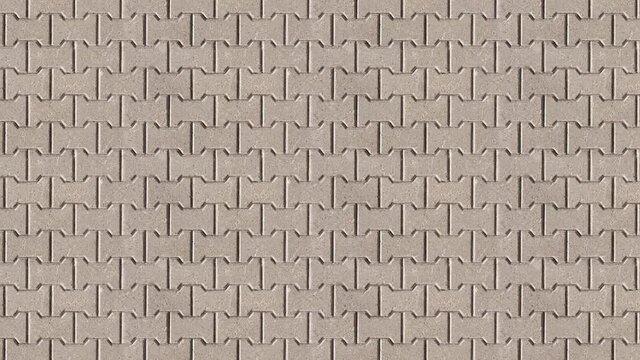 Seamless looping motion. Specially prepared for filling the background with a seamless brickwork pattern. Vertically oriented video.
