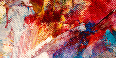 Colorful abstract background wallpaper. Modern motif visual art.  Mixtures of oil paint. Trendy...