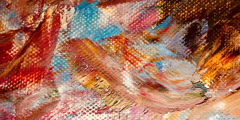 Colorful abstract background wallpaper. Modern motif visual art.  Mixtures of oil paint. Trendy...