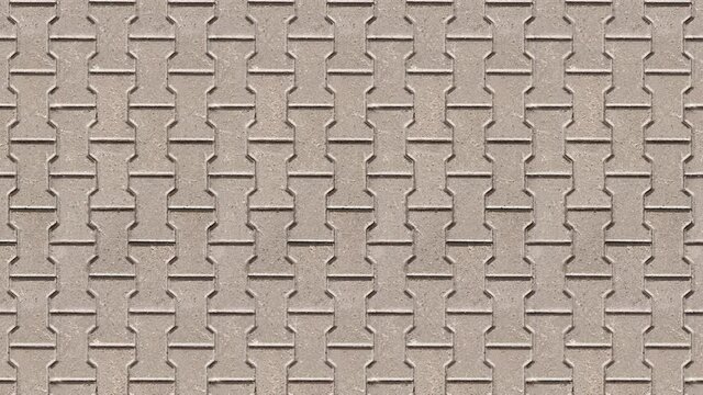 Seamless looping motion. Specially prepared for filling the background with a seamless brickwork pattern. Vertically oriented video.