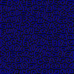 Organic vector turing reaction diffusion pattern. Abstact seamless texture.
