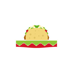 Illustration Vector Graphic of Tacos Food. Perfect to use for Food Business
