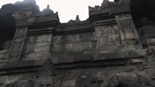 Candi Borobudur - Mahayana Javanese Buddhist Temple UNESCO World Heritage Site - Stupas and Buddha Statue in Yogyakarta Magelang, Central Java, Indonesia Indonesian