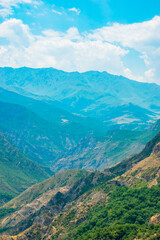 Naklejka premium view from the mountain