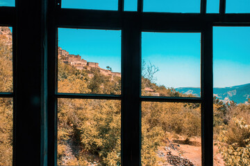 Fototapeta premium sunset in the mountains