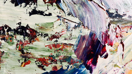 Colorful abstract background wallpaper. Modern motif visual art.  Mixtures of oil paint. Trendy...