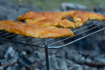 Chicken grilling. Chicken BBQ