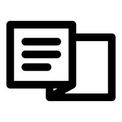 Text paper icon
