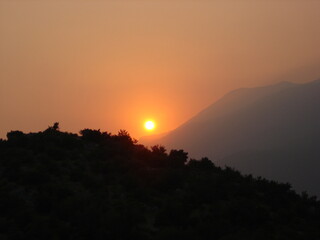 Sonnenuntergang am Meer 