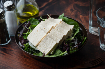 tofu salad, perfect vegan food