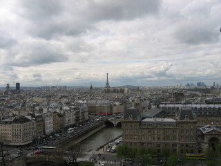 Naklejka premium Paris von oben