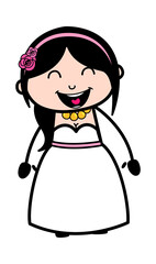 Adorable Bride cartoon