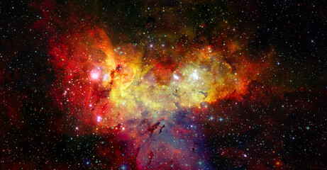 Space nebula. Elements of this image were furnished by NASA.