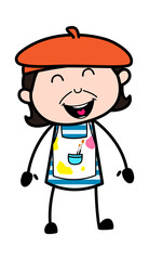 Adorable Artist cartoon