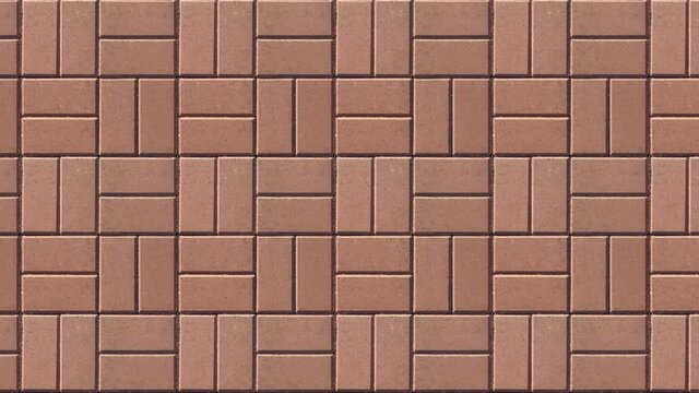 Seamless looping motion. Specially prepared for filling the background with a seamless brickwork pattern. Vertically oriented video.