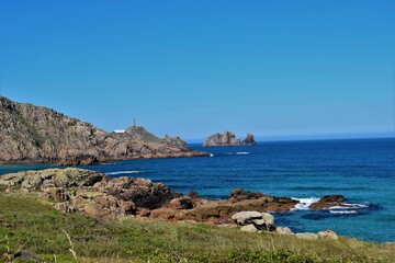 cabo vilano y su faro, camariñas, españa