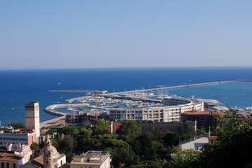 Obraz premium Italia: Salerno,paesaggio marino,Luglio 2020.