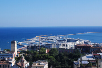 Obraz premium Italia: Salerno,paesaggio marino,Luglio 2020.