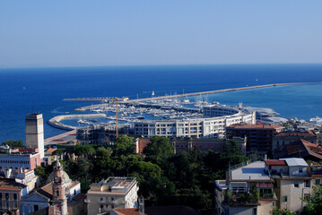 Italia: Salerno,paesaggio marino,Luglio 2020.