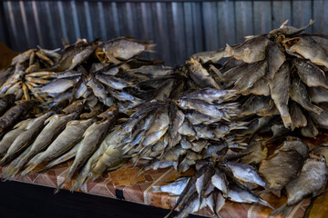 Fish market for tourists in Letichev.