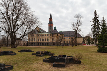 National Museum of Finland in Helsinki. Moody weather