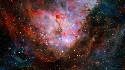 Naklejka na ściany i meble Beauty of universe. Elements of this image furnished by NASA