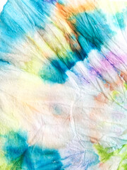 Batik Brush. Dye Modern Indonesian Fabric. Rainbow Space Strip Design. Background Batik Brush. Peace Galaxy Repeat Shirt. Tie Space.