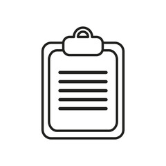 document board line style icon vector design