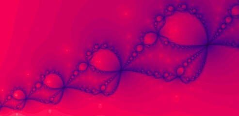 Abstract Red Floral Fractal Background - a symphony of flowers streams across the screen in a beautiful shade of purple. It's artsy, musical, and above all else, bold red.