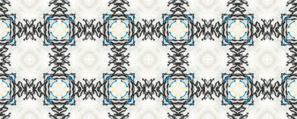 Portuguese Decorative Tiles. Orient Symmetry