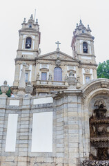 Fototapeta na wymiar Basilica of Shrine of Good Jesus of the Mountain , Braga, Portugal