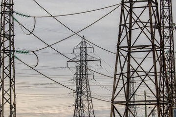 High Voltage Power Lines