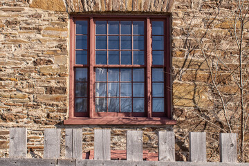 Fototapeta na wymiar Window of an Old Inn