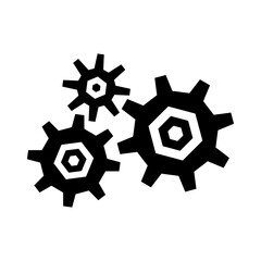 Gear logo. Icon design. Template elements