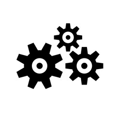 Gear logo. Icon design. Template elements