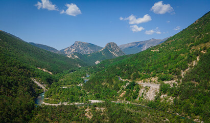 Amazing nature of the Verdon Canyon in France - travel photography
