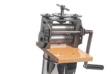 Jewelry rolling mill tool press